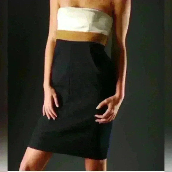 EUC DIANE von FURSTENBERG MIDI STRAPLESS DRESS - Picture 2 of 6